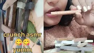 Crunch asmr red white black 😍😍😍😍