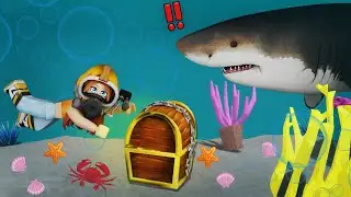 KUMUHA NG MGA TREASURE SA ILALIM NG DAGAT | ROBLOX Scuba Diving at Quill Lake