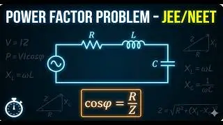 AC Circuits Masterclass: Decoding Power Factor & LCR Logic NEET 2020 PYQ
