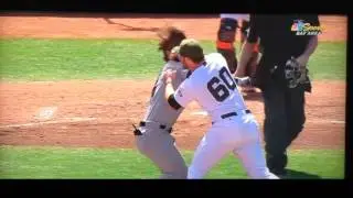 Bryce Harper And Hunter Strickland - Base Brawl 2017