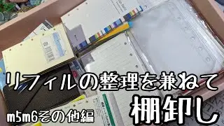 【#リフィル沼】長尺注意！システム手帳のリフィルを整理したいM5M6編【#システム手帳】
