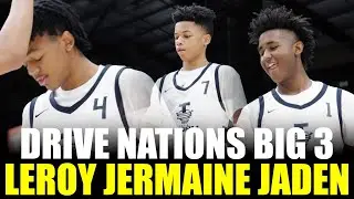 DRIVE NATION 2025'S BIG 3 VS DREAM CITY JERMAINE ONEAL JR JADEN TOMBS LEROY KELLY | CRAZY ENDING