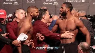 LETS GET IT! BADOU JACK AND MARCUS BROWNE ALMOST SCUFFLE DURING WEIGH IN FACE OFF!