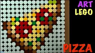 🍕  #lego LEGO ART - PIZZA - LEGO 21226 CREATE TOGETHER ART PROJECT ПИЦЦА