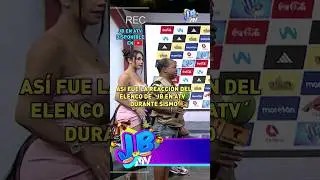 As&iacute; reaccion&oacute; Jb en ATV durante sismo 😱 #jbenatv #shorts
