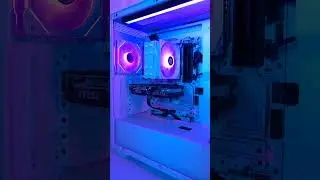 NZXT H7 Flow White Build Gaming4U #hardware #newhardware #pcbuild #rtx #gaming #rtxpowered