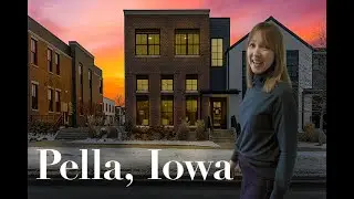 419 Main St | Walkable Downtown Pella, Iowa | Executive Brownstone Tour | Melanie Mapes