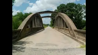 1929 Hackberry Road bridge & Erie, Kansas Dinosaur Park 7 16 25
