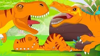 Are You Sleeping, Baby T-rex - Preschool Songs & Nursery Rhymes (Female Vocal)