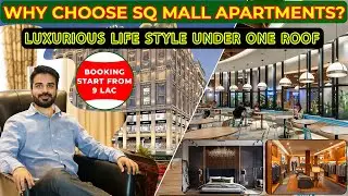 Luxury Apartments for Sale, Booking from 9 Lac. The SQ Mall Bahria Orchard Main Raiwind Road Lahore!