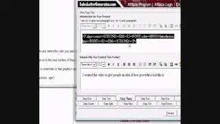 Armand Sales Letter Generator Review-How To Easily Create A Moneymaking Sales Letter
