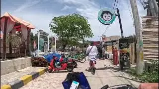 @travelwithbeardeddave Gili Trawangan  ride around the island 