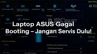 How to Solve Booting Problems or ASUS Laptop Fails to Boot - Don't Service It First!
