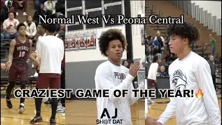 Peoria @ Normal West Came Down to the WIRE!! Nate Moore Drops 18! Mikequese Taylor and Dekwon Brown!