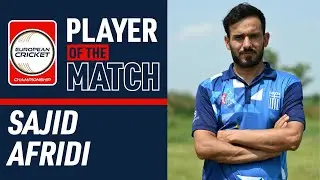 POTM S.Afridi - Playoffs Match 5 - GRE vs CZE | ECC24 | 30 Sep 2024 | ECC24.038