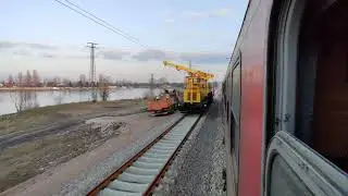 Sofia- Elin Pelin railway project. Catenary works