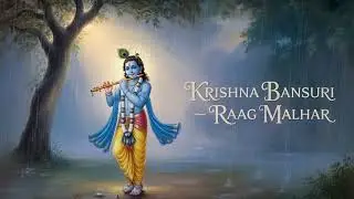 🌧️ Devotional Krishna Bansuri &ndash; Raag Malhar | Tabla & Flute | Soulful Monsoon Bhakti Instrumental