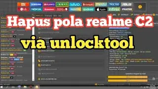 Hapus pola Realme C2 via unlocktool
