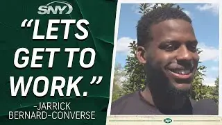 Jarrick Bernard-Converse on learning 'what it takes to be a pro' in Jets rookie camp | SNY