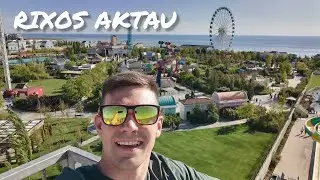 Обзор развлечений в Rixos Aktau: аттракционы TetysBlue, аквапарк и детская зона. 