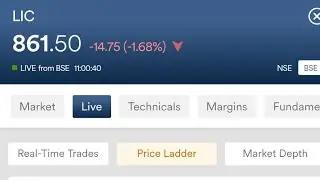 LIC Share PRICE LIVE Tracking,Huge Selling