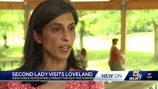 Second Lady Usha Vance launches Summer Reading Challenge near Cincinnati home