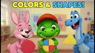 Learn Colors & Shapes for Kids | Sizes, Matching & Early Learning