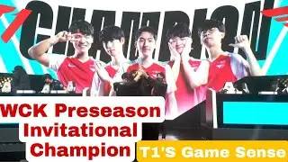 WCK Preseason Invitational Champion T1'S Game Sense #wildrift #theperfect