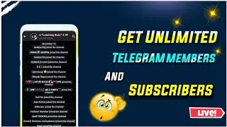 How To Get Unlimited Members In Telegram 2022  💯 Working || Members Adding Script