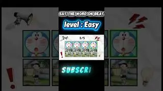 Say the Cartoon Name on Beat 🥁 | Easy ➜ Hard Challenge| level:Medium | #shorts #viral #BeatBuzzer
