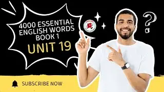 4000 Essential English Words &ndash; Book 1 Unit 19 | Boost Vocabulary & Speak Like a Native💫💯📚