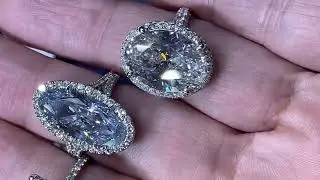 10 carat oval diamond rings