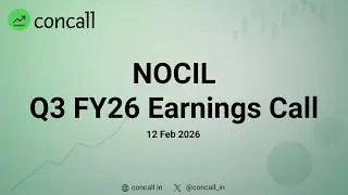 NOCIL Q3 FY26 Earnings Conference Call | Concall.in