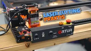 Laser Cutting Praktis 40x40cm Ortur Laser Master 2 Pro