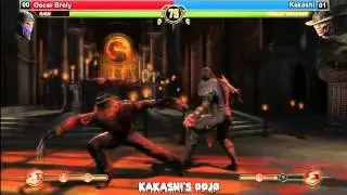 MK9 - Oscar Broly (Rain, Mileena) vs Kakashi (Freddy Krueger)