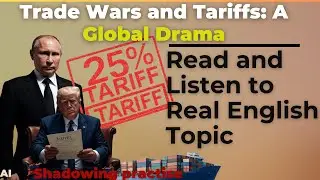 📘 Trade Wars and Tariffs: A Global Drama | Learn English Through Story