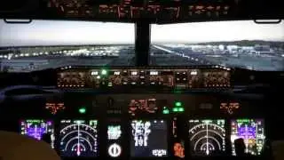 Boeing 737NG - Flight Deck Video (KSFO KLAX) - P3D2