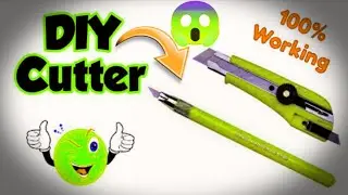 How to make paper cutter at home/ diy cutter #como hacer