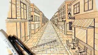 Master One-Point Perspective: Draw an Amazing City Street