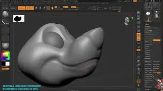 Twitch Stream: Dog head commission to 3D print