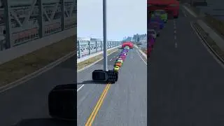 Colorful Small To Giant Cars vs Hammer #86