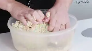 Preparación de masa de cereal de arroz para modelar