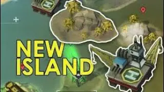 Open the Island Watchtower new zone to farm Titanium and cement