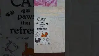 Melissa's quilt for a friend, who likes cats. Catastrophe pantograph, natural thread colour