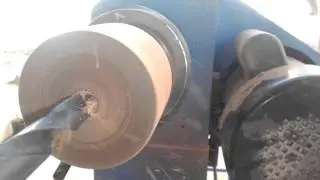 HAFCO WL-18 Wood Lathe with a 14mm HSS MT2 Twist Drill Bit