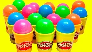 Play Doh Surprise Cups with Surprise Toys