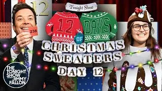 12 Days of Christmas Sweaters 2022: Day 12 | The Tonight Show Starring Jimmy Fallon