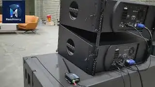 Haozhiseng Audio HA310P Dual 10 Inch 3 Way Pro Audio Compact Active Line Array  #Soundcheck #audio