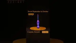 Cosmic Sword - Day 1- Sword September in October #3dmodel #art #blender #gaming #magicitems #sword