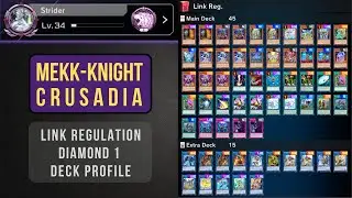 [Diamond 1] Mekk-Knight Crusadia Deck Profile | Link Regulation Event | Yu-Gi-Oh! Master Duel